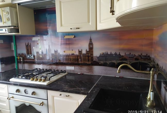 Скинали для кухни фото: лондон, заказ #ИНУТ-3564, Желтая кухня. Изображение 110836