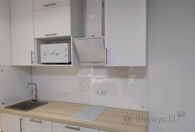 Фартук для кухни фото: без печати, заказ #ИНУТ-13801, Белая кухня.