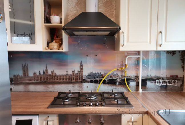 Фартук с фотопечатью фото: биг-бен, лондон, заказ #ИНУТ-8374, Коричневая кухня. Изображение 110836