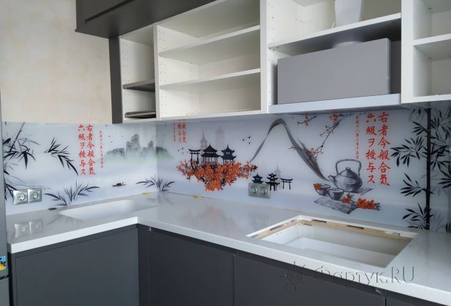 Скинали фото: иллюстрации в японском стиле, заказ #ИНУТ-9940, Черная кухня. Изображение 208388