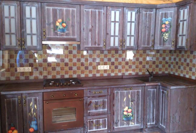 Стеновая панель фото: имитация плитки в тон напольного покрытия., заказ #SK-204, Серая кухня. Изображение 112498