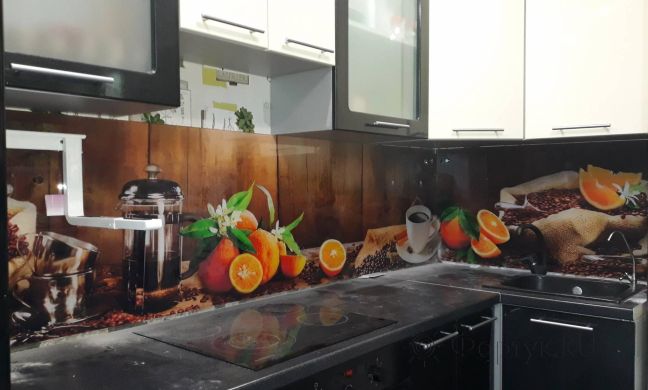 Скинали фото: кофе и апельсины, заказ #ИНУТ-2314, Черная кухня.