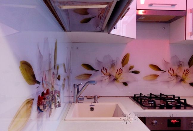 Скинали фото: лилия, заказ #УТ-1604, Красная кухня.
