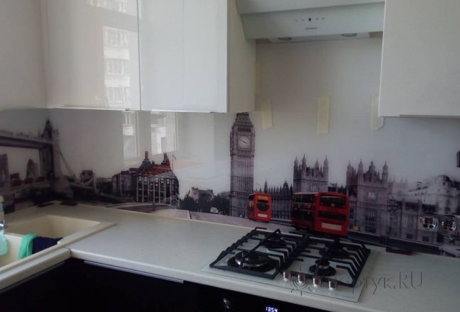 Фартук с фотопечатью фото: лондон, заказ #ИНУТ-3480, Коричневая кухня. Изображение 205646