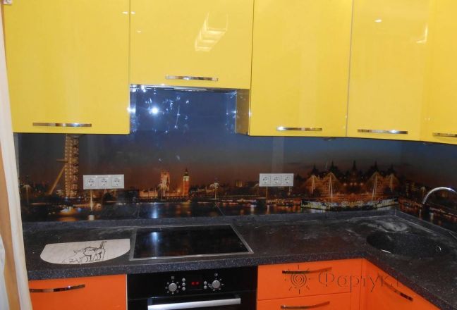 Скинали для кухни фото: лондон , заказ #S-464, Желтая кухня. Изображение 110854