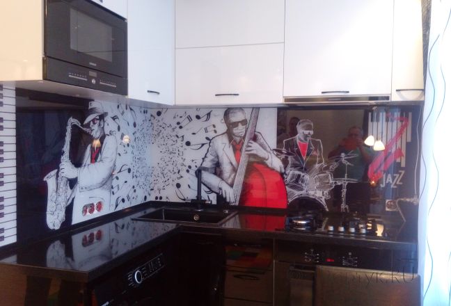Скинали фото: музыканты джаза, заказ #ИНУТ-625, Черная кухня.