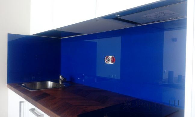 Фартук для кухни фото: однотонный цвет, заказ #ИНУТ-1258, Белая кухня.