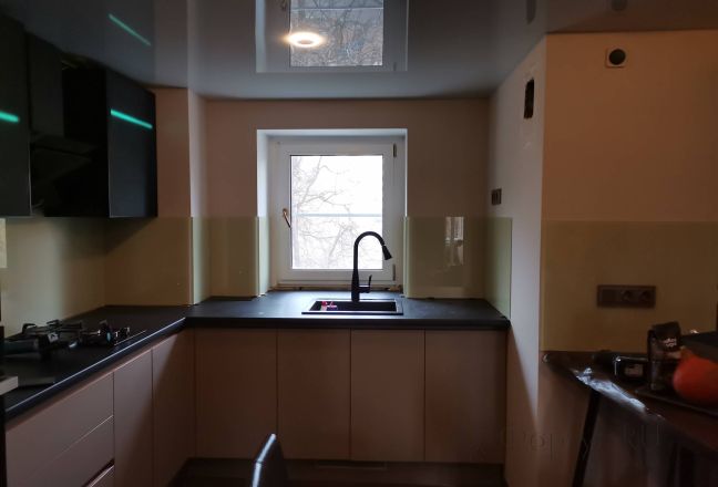 Фартук с фотопечатью фото: однотонный цвет, заказ #ИНУТ-10611, Коричневая кухня.