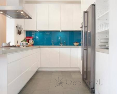 Фартук для кухни фото: однотонный цвет, заказ #12309321, Белая кухня. Изображение 5012