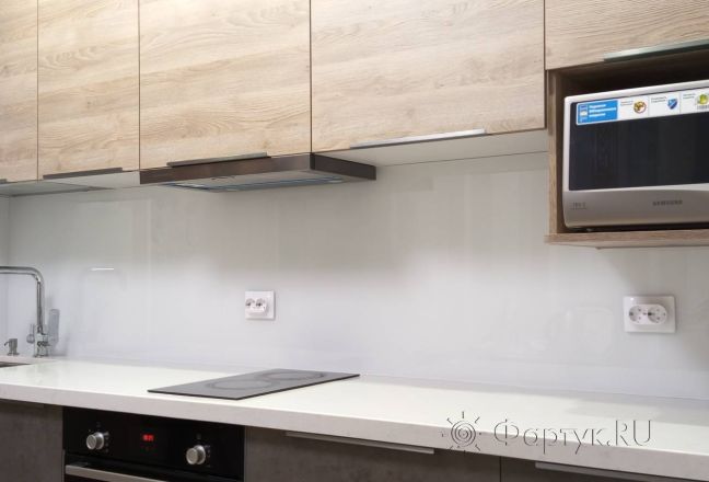Фартук с фотопечатью фото: однотонный цвет, заказ #ИНУТ-17101, Коричневая кухня.