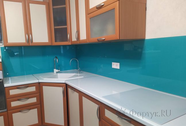 Фартук с фотопечатью фото: однотонный цвет, заказ #ИНУТ-17010, Коричневая кухня.