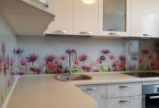 Фартук с фотопечатью фото: полевые цветы, заказ #ИНУТ-1648, Коричневая кухня. Изображение 111908