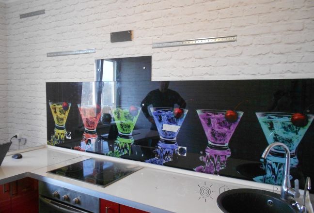 Скинали фото: разноцветные напитки, заказ #УТ-2163, Красная кухня. Изображение 184582