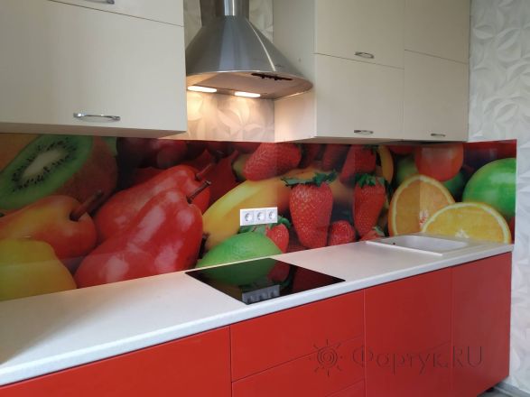 Скинали фото: сочные, спелые фрукты, заказ #ИНУТ-9867, Красная кухня.