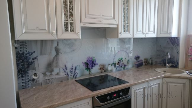Скинали для кухни фото: цветы, красивые безделушки, заказ #КРУТ-033, Желтая кухня.