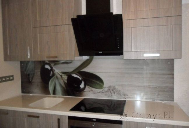 Фартук с фотопечатью фото: ветка оливы., заказ #SN-234, Коричневая кухня. Изображение 111836