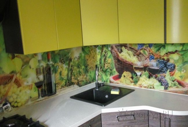 Стеновая панель фото: винный коллаж, заказ #ГМУТ-030, Серая кухня. Изображение 186090