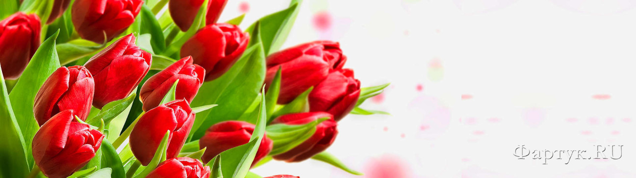 Скинали — Букет красных тюльпанов