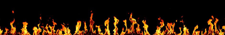 Скинали — Пламя огня на черном фоне