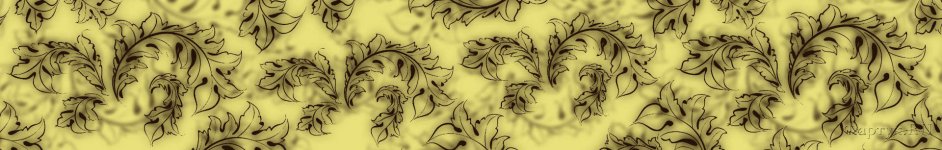 Скинали — Коричневые листья на желтом фоне