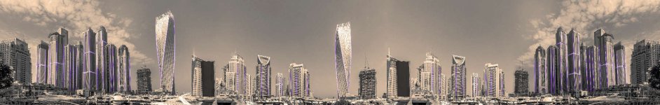 Скинали — Красота панорамы небоскребов в Дубай