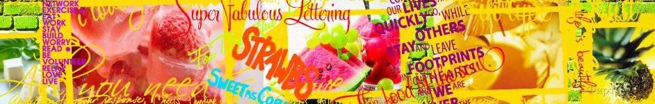 Скинали — Коллаж сочных фруктов и ягод