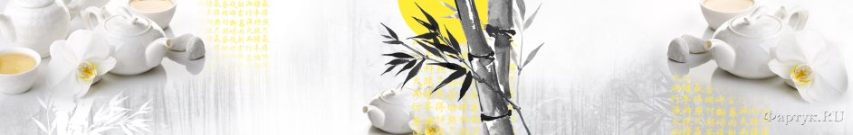 Скинали — Коллаж с чаем в японском стиле