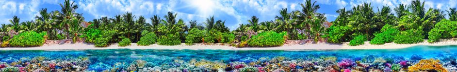 Скинали — Пляж и море с кораллами