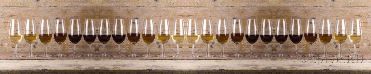 Скинали — Бокалы разных сортов и видов вина