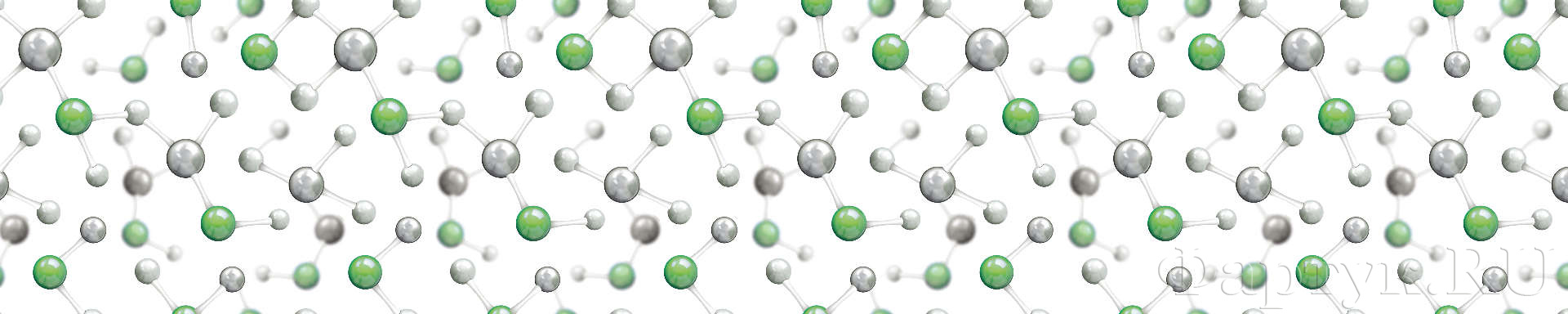 Молекулы на белом фоне