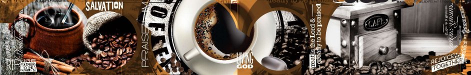 Скинали — Коллаж: чашка кофе, кофейные зерна и корица