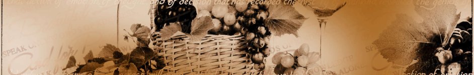 Скинали — Коллаж вино и виноград в корзине