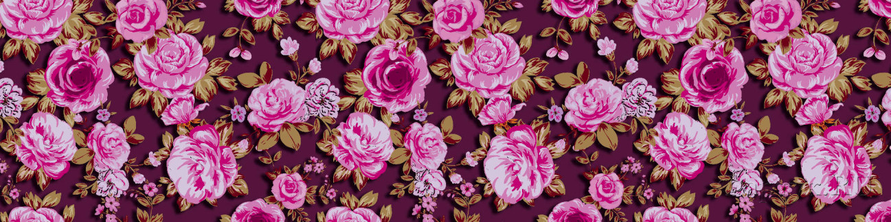 Скинали — Цветочный розовый узор