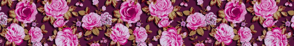 Скинали — Цветочный розовый узор