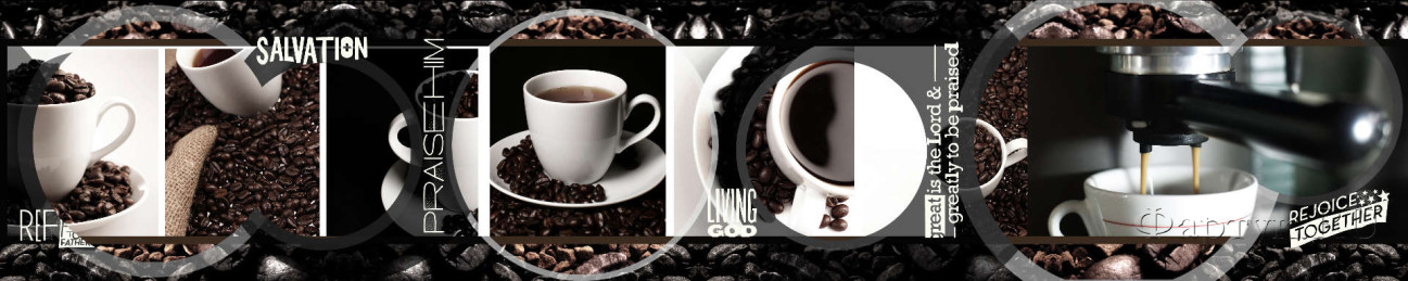 Скинали — Коллаж: белые чашки с кофе