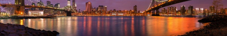 Скинали — Бруклинский мост-ночной Нью-Йорк