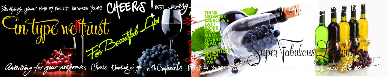 Скинали — Коллаж: виноградное вино