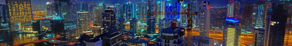 Скинали — Ночной пейзаж, Дубай
