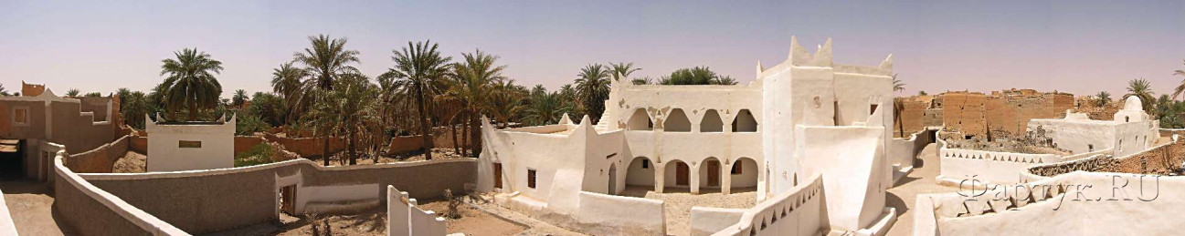 Скинали — Панорамный вид на крышах Гадамес, оазис в Ливии