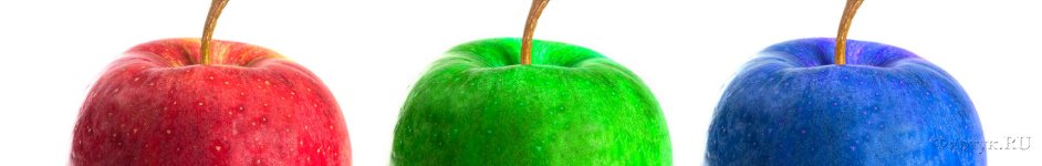 Скинали — Разноцветные яблоки крупным планом 