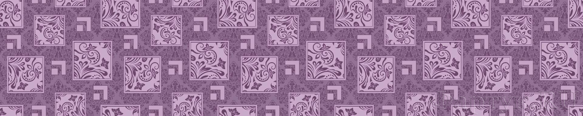 Фиолетовые квадраты с узором