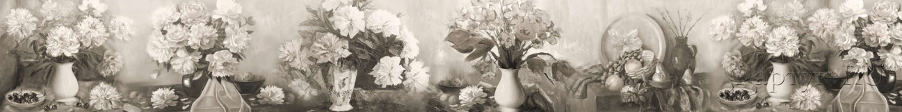Скинали — Черно-белое: вазы с цветами