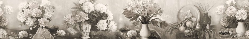 Скинали — Черно-белое: вазы с цветами