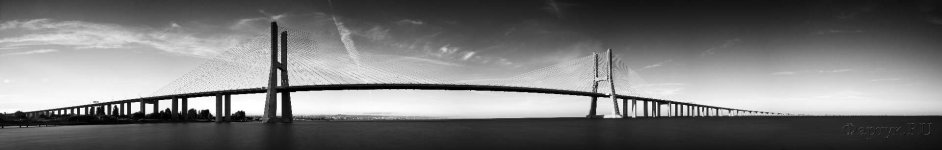 Скинали — Черно-белая панорама моста