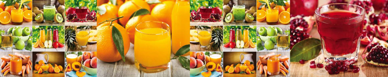 Скинали — Коллаж фруктовые соки