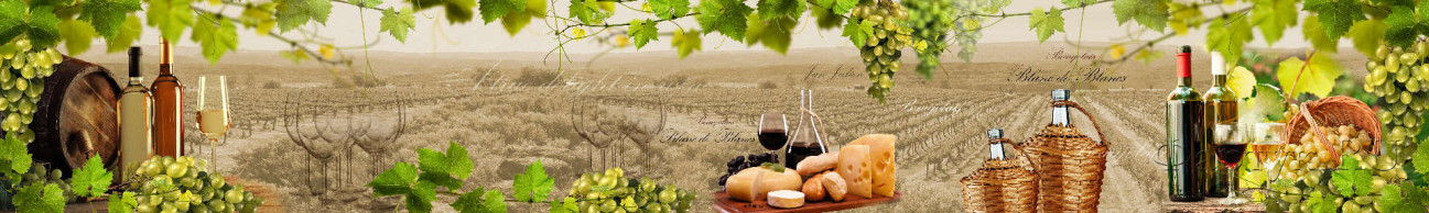 Скинали — Коллаж вино и виноград