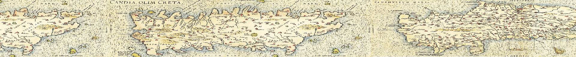 Старая географическая карта