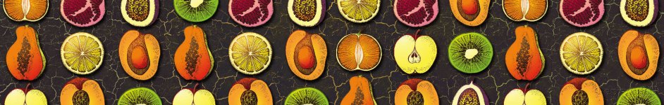 Скинали — Нарисованные фрукты в разрезе