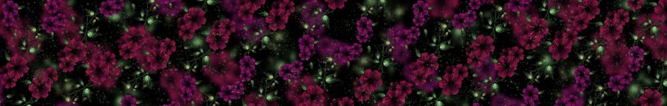 Скинали — Фиолетовые цветки на темном фоне