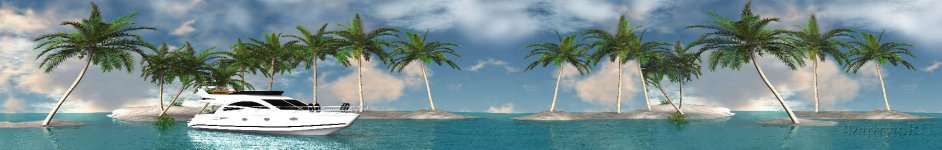 Скинали — Доминиканская Республика: яхта и пальмы 
